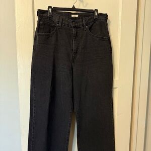 Levi’s cinch baggy jeans black wash